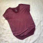 American Eagle  Burgundy Soft Flowy Tee Photo 0