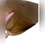 Ralph Lauren Ivory Croc Embossed Envelope Clutch Photo 4