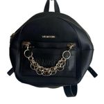 Love moschino detachable pocket backpack with chain in black Photo 1
