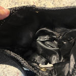 The Sak Crochet Shoulder Bag Black Boho Casual Everyday Purse Photo 7