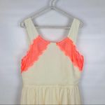 Free People  | Cream & Neon Georgia Dress Photo 4