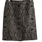 Evan Picone Evan-Picone Women's Black and Tan Knee Length Pencil Skirt Size 6 Business Photo 7