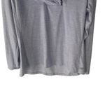 New Balance  Size M‎ Half Zip Funnel Neck Long Sleeve Light Blue Pullover Sweater Photo 3