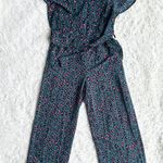 Crystal Doll Dark Teal and Hot Pink Cheetah Print Jumpsuit size large Photo 0