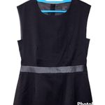 Harvé Benard Harve Benard size 12 women’s dress sleeveless black bright white polyester flaw Photo 2