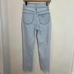 Madewell - The Momjean in Harman Wash: Raw-Hem Edition Light Wash Denim Photo 5