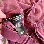 Victoria's Secret  Fishnet Lace Teddy Bodysuit XS Maroon Dark Cherry Red NWT Photo 7