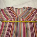 Kori  America  Fringed Multi-color Boho Top S Dopamine Costal Cowgirl Festival Photo 6