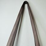 Michael Kors Grey Square Frame Side Front Zip Up Metal Shoulder Straps Hand Bag Photo 6