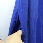 Old Navy  Short-Sleeve Double-Weave Mini Swing Shirt Dress Catalyst Blue Size M Photo 4