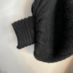 Maurada Vintage 90s Wool Blend Beaded Lace Black Sweater Coat Balloon Sleeves M Size M Photo 6