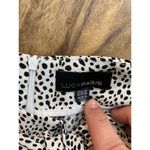 Lucy Paris  White Black Animal Printed Belted Wide Leg Pants Size XS Photo 3