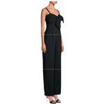 Lilly Pulitzer  Size 4 Bow Front Kavia Onyx Jumpsuit Black Party Preppy Holiday Photo 1