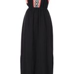 Maurice's Studio Y  Black‎ Pink Maxi Dress Medium Photo 0