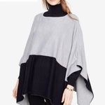 Ann Taylor  Colorblock Tassels Jacket Coat Knit Sweater Cape Poncho Photo 0