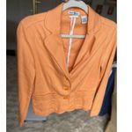 Duck head V Neck Blazer Cotton Peach Orange Jacket Preppy UT College Football 8 Photo 2