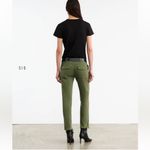 NILI LOTAN $345 Jenna Pant in Camo Green Flat Front Low Photo 2