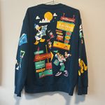 Disney  Mickey Play In The Park Crew Neck Pullover Sweatshirt Sz Medium M Photo 6
