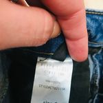 Black Label fringe denim mini skirt sz small Photo 6