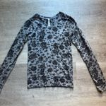 Athleta  Momentum Spacedye Floral Long Sleeves Top Size XS Athleisure Activewear Photo 1