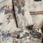 Rue 21 VTG Floral beige denim vest junior’s Extra Large XL cottagecore cottage Photo 5