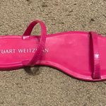 Stuart Weitzman New NWOB Sawyer Slide Sandal S0820 Jelly Hot Pink Womens Size 7 Photo 0
