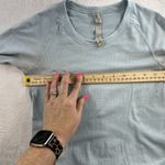 Lululemon 4 Run Swiftly Tech Long Sleeve Aquamarine Seamless Thumbholes Athletic Photo 7