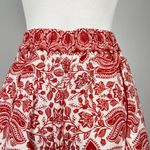 Farm Rio NWT  River Ride Linen Blend Beaded Short Size L Pull-On RED Photo 9