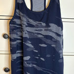 Athleta Navy blue camo  tank top xl Photo 0