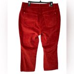 Judy Blue  Button Fly‎ Burnt Orange-ish Red Corduroy Ankle Straight Leg Pants 16W Photo 1