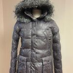U.S. Polo Assn. Y2K Brown Faux Fur Trimmed Hooded Puffer Coat with pockets size S Photo 0