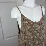 Brown relaxed wide leg v Photo 2