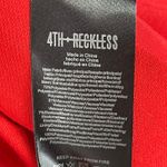 NEW 4th + Reckless Red Bow Strapless Sleeveless Bandeau Mini Bodycon Dress Sz S Photo 4