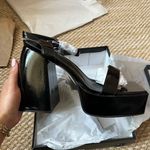 Azalea Wang AVILA CHUNKY PATENT SANDAL Size 6 Photo 4