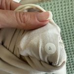 Lululemon  Daily Yoga Jacket Size 4 Polar Cream Zip Up Cozy Funnel Neck Collar Photo 2