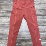 Lululemon Fast Free Crop 19” in Cherry tint Photo 2