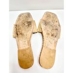 Jeffrey Campbell Shoes Womens Size 7 Tropical Raffia Woven Slip On Sandals Photo 5
