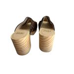 Paige Animal Print Brown Black Calf Hair Platform Sandals Heels Size 7.5 Photo 3