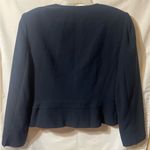 Dress Barn Blue Blazer Structured Formal Jacket Photo 2