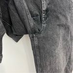 Free People  We The Free CRVY Berlin Wide Leg Jeans Black Wash Out Size 25 Photo 4