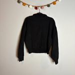 Talentless  black half zip pullover sweatshirt Photo 4