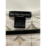 See You Monday ‎ Los Angeles Women's Cream Open Front Cardigan Size Large Photo 1