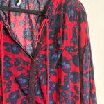 Free People Love Letter Tunic / Mini Dress Merlot Combo Floral Photo 2