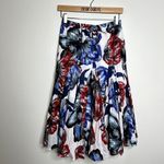 Westport Floral Patterned Ruffle Midi Skirt Photo 3