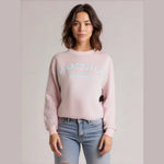 Romwe Women's Casual Oversized Graphic Print Long Sleeve Crew Neck Sweatshirt Photo 1