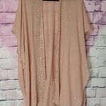 Jessica McClintock  PALE PINK DIAMOND EMBELLISHED SPARKLE SHEER LAYERING PIECE Photo 0