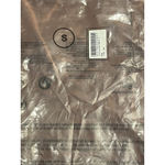 Beaudrm Blouse Womens Size Small Burnt Orange Square Neck Long Sleeve Ribbed NWT Photo 7