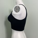 Free People  Happiness Runs Long Crop Tank Black Size XS/S Photo 6