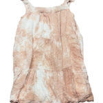Anthropologie by the river size L Pink and White Sleeveless Scoop Neck Sundress Photo 0