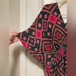 ***Rujuta Sheth Anthro Marie Cinched Caftan/Kaftan Pink Rose Diamond Print Dress Size undefined Photo 8